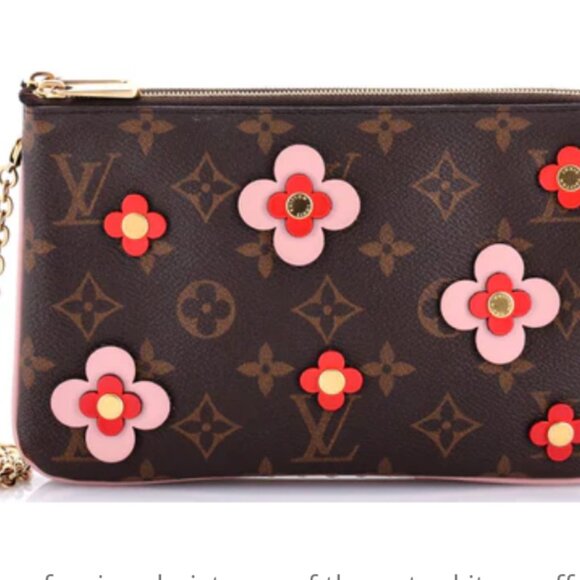 Louis Vuitton Handbags - SOLD Louis Vuitton Limited Edition Double Zip Pochette with Monogram Canvas